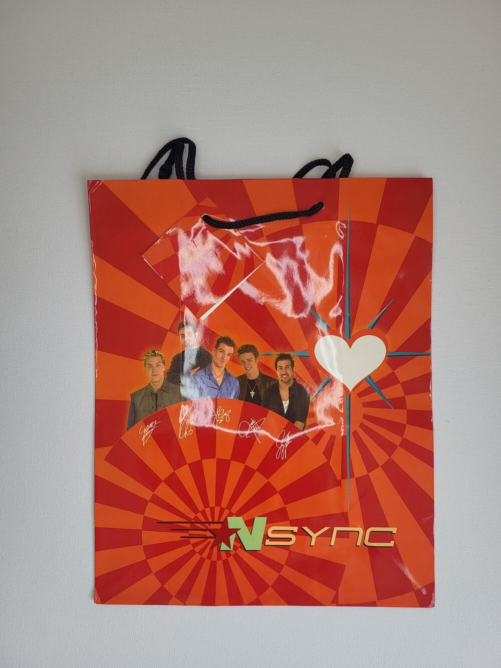 VINTAGE 2000 *NSYNC GiftBag New Lance Bass Justin Timberlake JC Jason Winterland